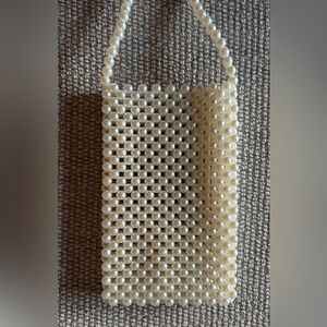 Faux Pearl Beaded Phone Holder Bag | Bridal Mini Purse | Y2K Aesthetic